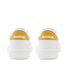 Reebok Men's Court Peak Sneakers in White/Chalk/Bright Ochre