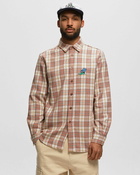 Butter Goods Bucket Plaid Shirt Brown|Beige - Mens - Longsleeves