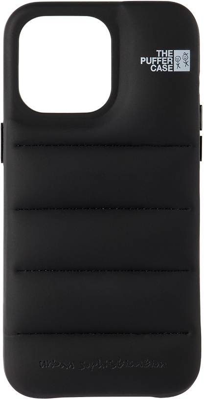 Photo: Urban Sophistication Black 'The Puffer' iPhone 15 Pro Max Case