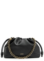 Loewe Flamenco Medium Leather Clutch - Black - One Size