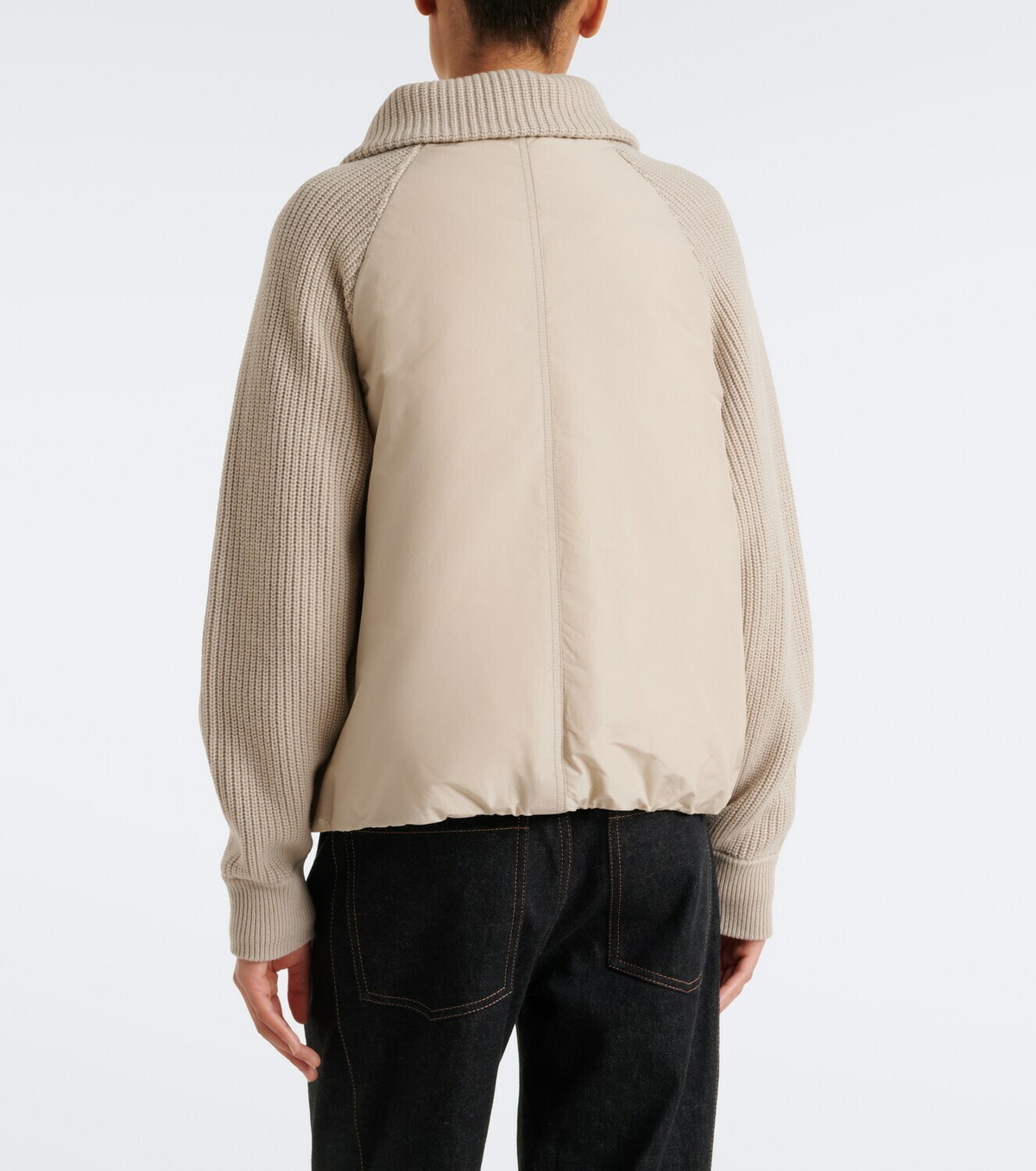 Brunello Cucinelli Wool, cashmere, and silk down jacket