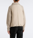 Brunello Cucinelli Wool, cashmere, and silk down jacket