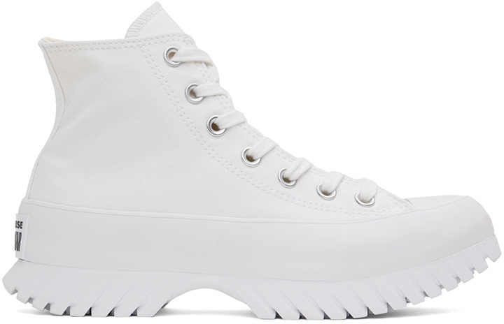 Photo: Converse White Chuck Taylor All Star Lugged 2.0 Sneakers