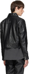 Deadwood Black Gable Leather Jacket