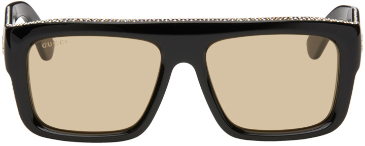 Photo: Gucci Black Square Sunglasses