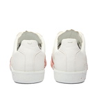 Maison Margiela Men's Painted Canvas Replica Sneakers in White/Pink