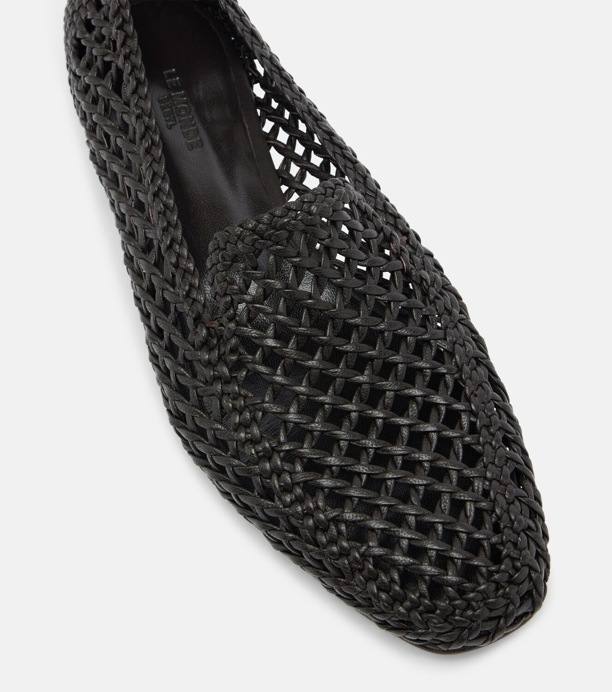 Le Monde Béryl Soft woven leather slip-on shoes