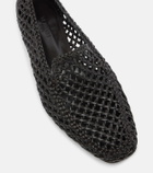 Le Monde Béryl Soft woven leather slip-on shoes