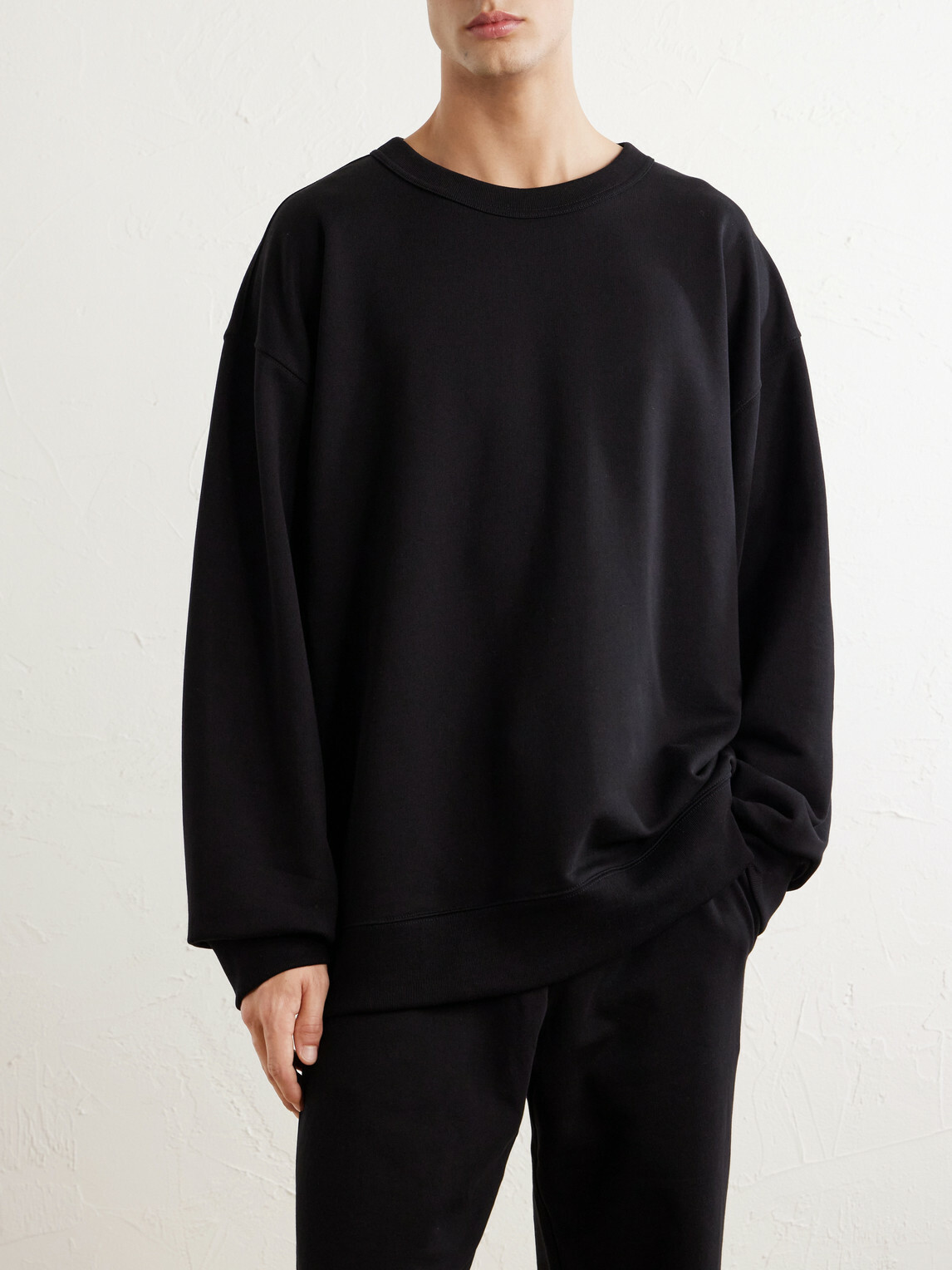 Dries Van Noten - Hax Oversized Cotton Sweatshirt - Black