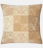 Loewe Anagram wool and cashmere cushion