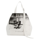 Calvin Klein 205W39NYC White Oversized Electric Chair Tote