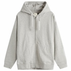 Snow Peak Men's Zip Through Hoodie in Mid Grey