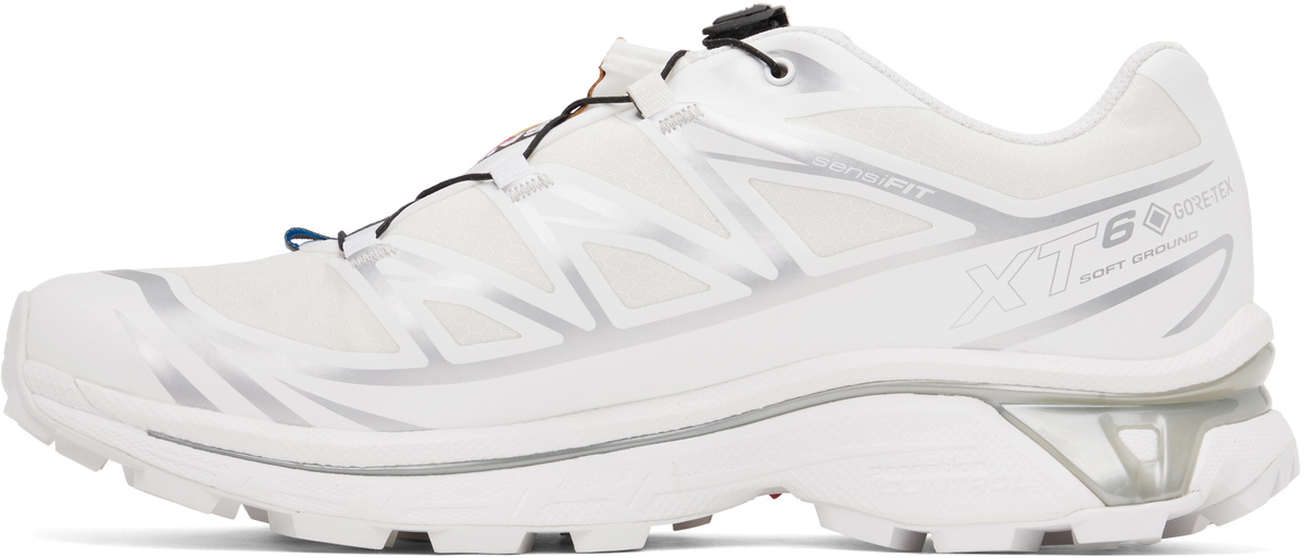Salomon White XT-6 GORE-TEX Sneakers