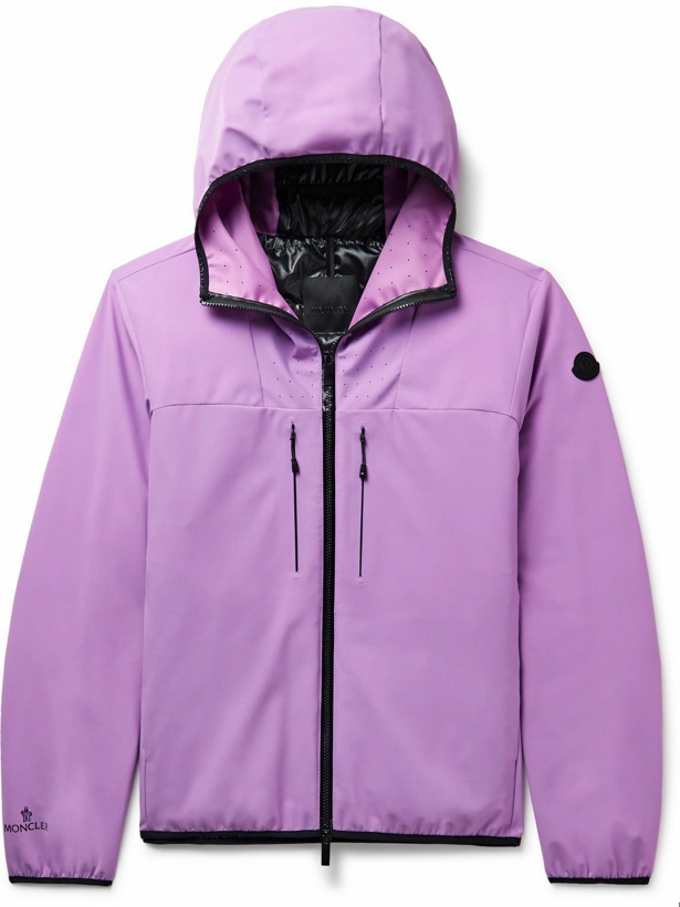Photo: Moncler - Foreant Logo-Appliquéd Shell Hooded Down Jacket - Purple