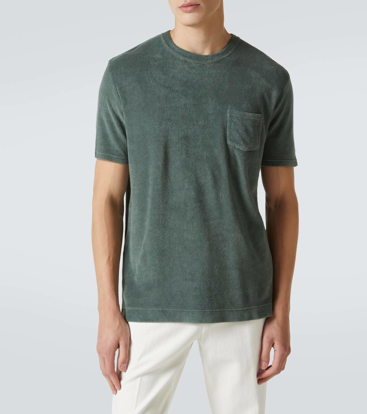 Thom Sweeney Cotton jersey T-shirt