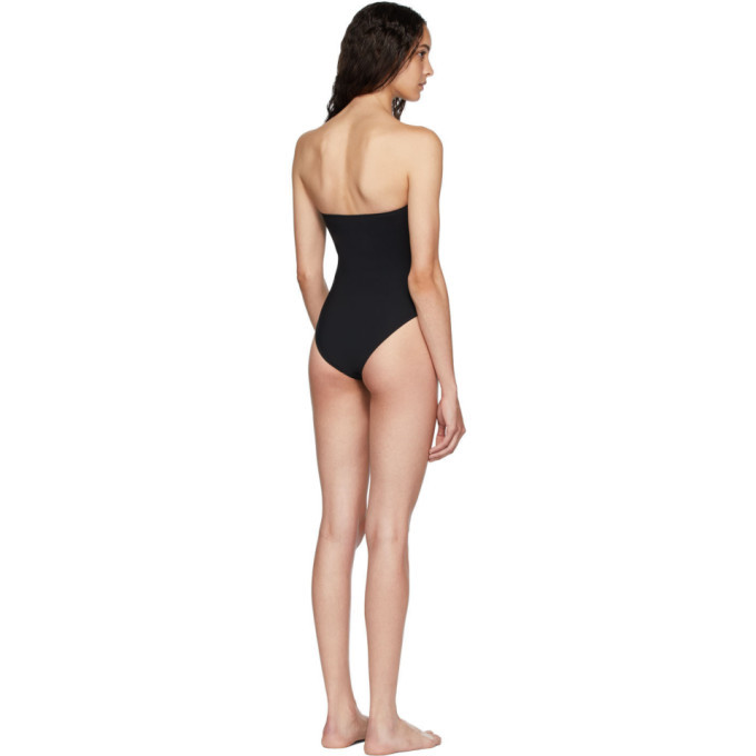 Lido Black Sedici Bandeau One-Piece Swimsuit