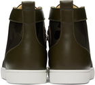 Christian Louboutin Brown Lou Spikes 2 Sneakers