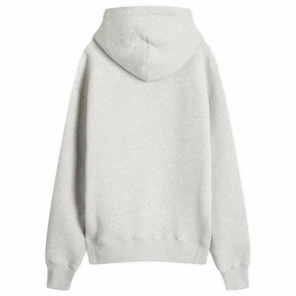 AMI Paris Women's ADC Embossed Hoodie in Heather Grey