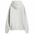 AMI Paris Women's ADC Embossed Hoodie in Heather Grey
