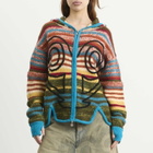 Paolina Russo Women's Knitted Hoodie in Rainbow