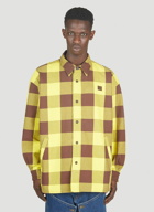 Acne Studios - Padded Check Overshirt in Yellow