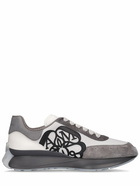 ALEXANDER MCQUEEN - Sprint Runner Fabric & Leather Sneakers