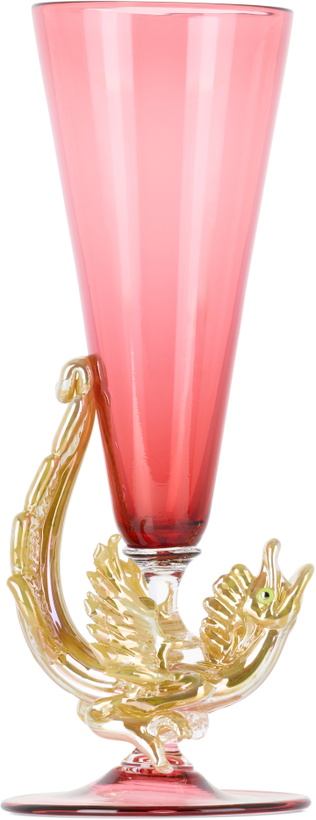 Photo: Charlie Larouche-Potvin SSENSE Exclusive Pink Bird Cocktail Glass