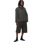 Fear of God Black Washed Canvas Utility Shorts