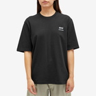 AMI Paris Women's Logo T-Shirt in Black