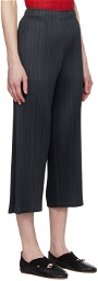 PLEATS PLEASE ISSEY MIYAKE Gray Monthly Colors March Trousers