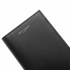 Saint Laurent Men's Grain Leather Continental Wallet in Black