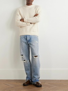God's True Cashmere - Cloud Embellished Cashmere-Blend Bouclé Sweater - Neutrals