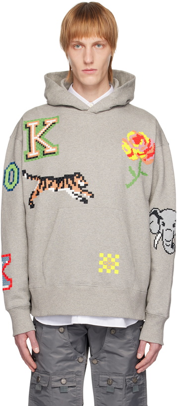 Photo: Kenzo Gray Pixels Hoodie