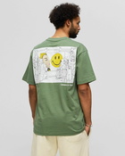 Market Smiley Contemporary Art Market T Shirt Green - Mens - Shortsleeves