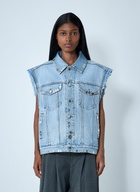 Alexander Wang Distressed Denim Vest