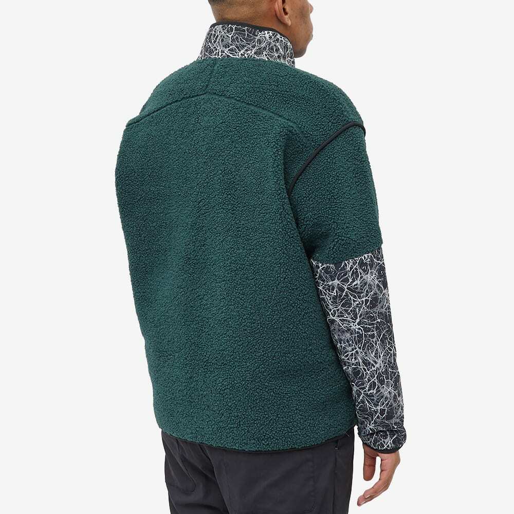 Adidas Men's Terrex x And Wander Fleece Jacket in Shadow Green adidas