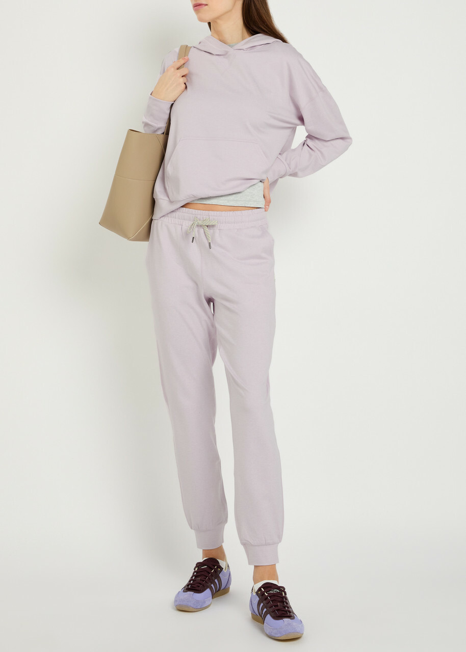 Vuori Performance Slubbed-jersey Sweatpants Lilac