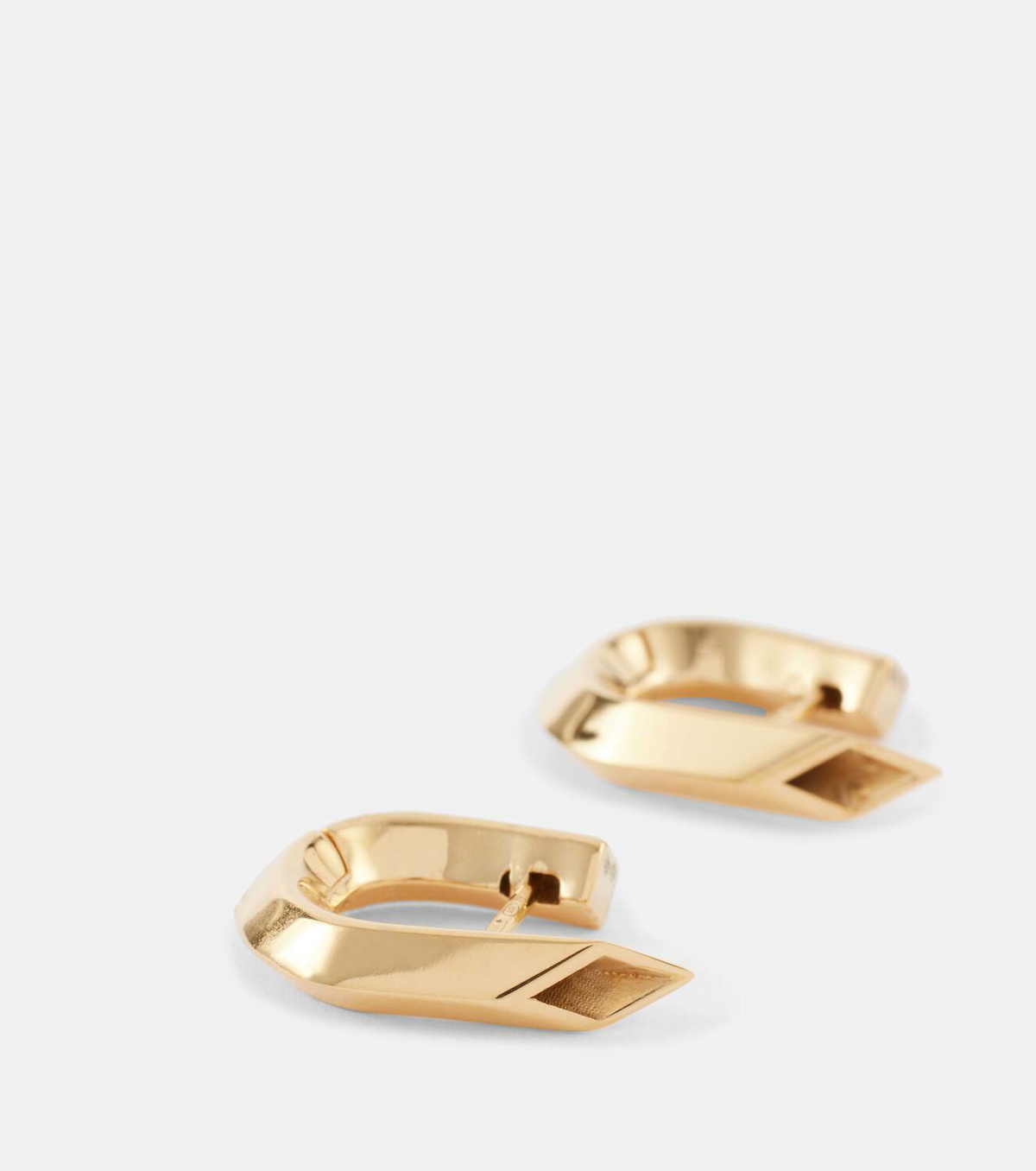 Burberry Hollow Spike gold-plated sterling silver earrings