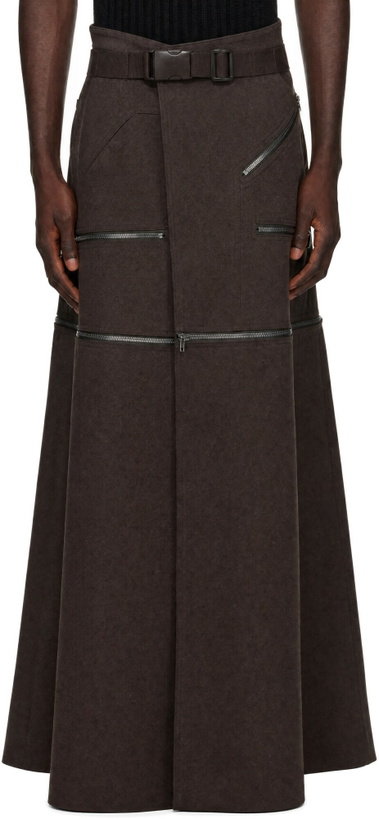 Photo: Rick Owens Brown Concordians Odetta Skirt