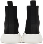 Moschino Black High Sock Sneakers