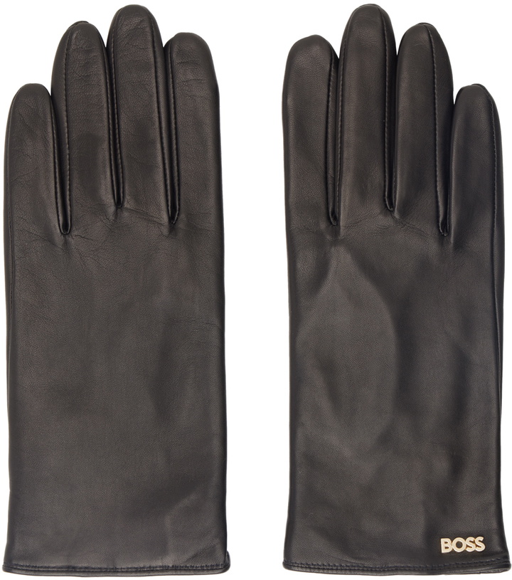 Photo: BOSS Black Logo Gloves