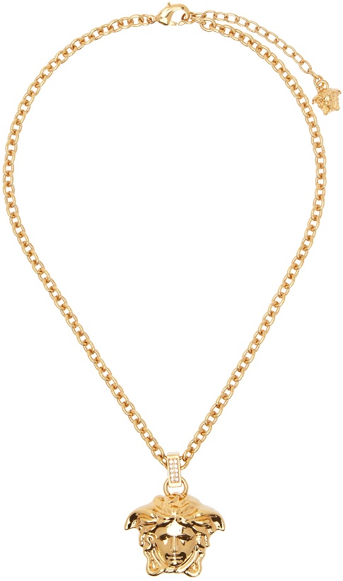 Photo: Versace Gold Crystal 'La Medusa' Necklace