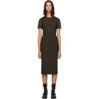 Fendi Brown Mesh Forever Fendi Dress