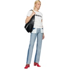 MM6 Maison Margiela Blue Straight-Leg Jeans