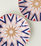 Bitossi Folgore set of 4 dessert plates