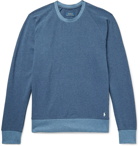 Polo Ralph Lauren - Logo-Embroidered Mélange Stretch-Cotton Jersey Sweatshirt - Blue