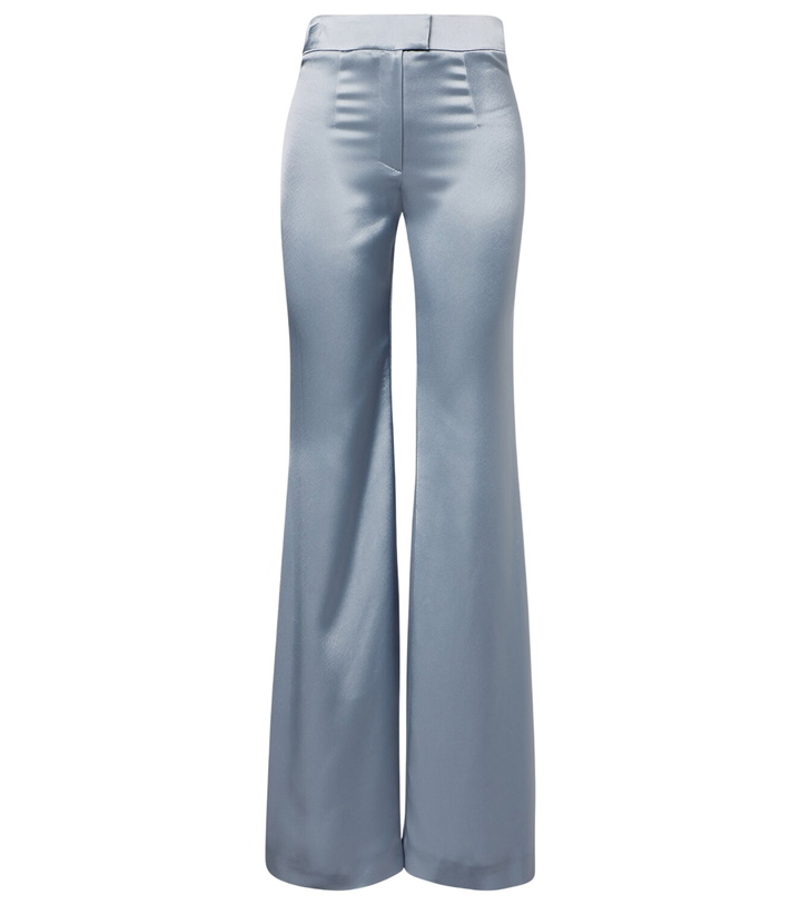 Photo: Galvan Julianne high-rise wide-leg pants