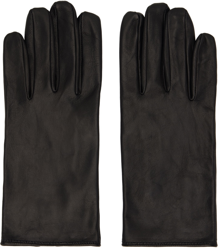 Photo: Ernest W. Baker Black Leather Gloves