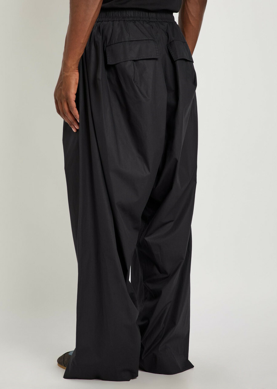 Vivienne Westwood Balloon-leg Cotton-poplin Trousers Black