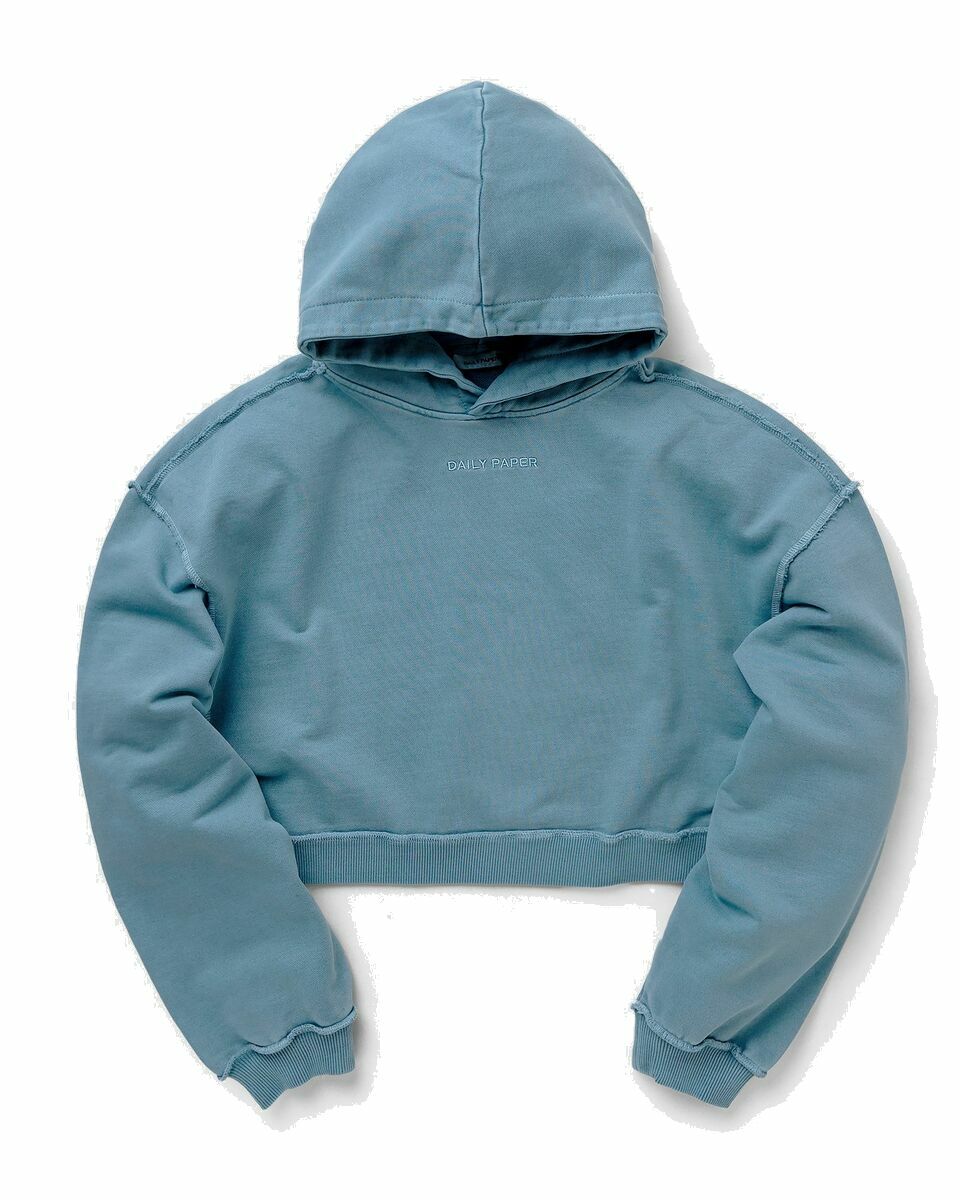 Photo: Daily Paper Wmns Hodierna Hoodie Blue - Womens - Hoodies